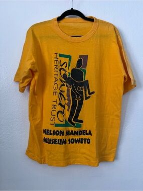 Vintage Nelson Mandela Museum Soweto Heritage Trust Graphic Short SleeveT-Shirt
